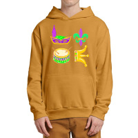 Mardi Gras Mask Parade Outfit Idea T  Shirt Mardi Grass Parade Outfit Urban Pullover Hoodie | Artistshot