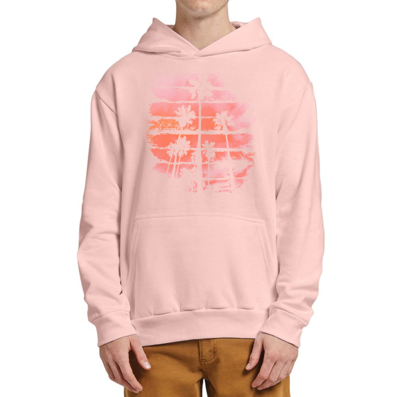 Palm Trees T  Shirt A Beautiful Painting That Shows The Atmosphere Of Urban Pullover Hoodie by abelwisoky990 | Artistshot