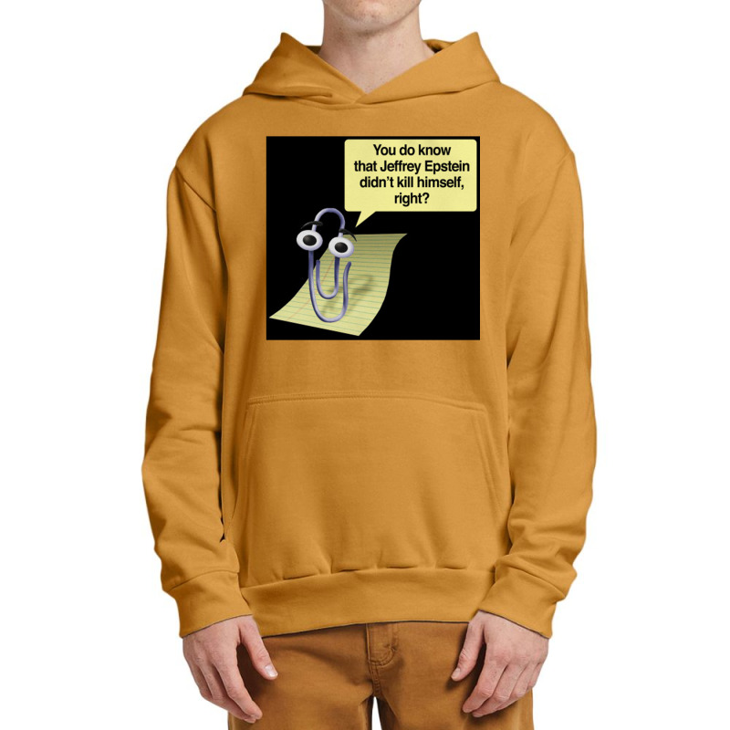 Clippy, Jeffrey Epstein Urban Pullover Hoodie | Artistshot