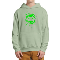 Space Invader 2 Splat Urban Pullover Hoodie | Artistshot