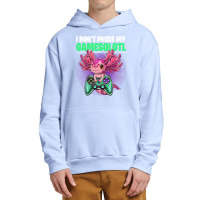 Axolotl I Dont Pause My Gamesolotl Axolotl Video Game Boys Kids 425 Urban Pullover Hoodie | Artistshot