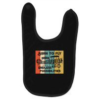 Born To Fly Baby Bibs | Artistshot