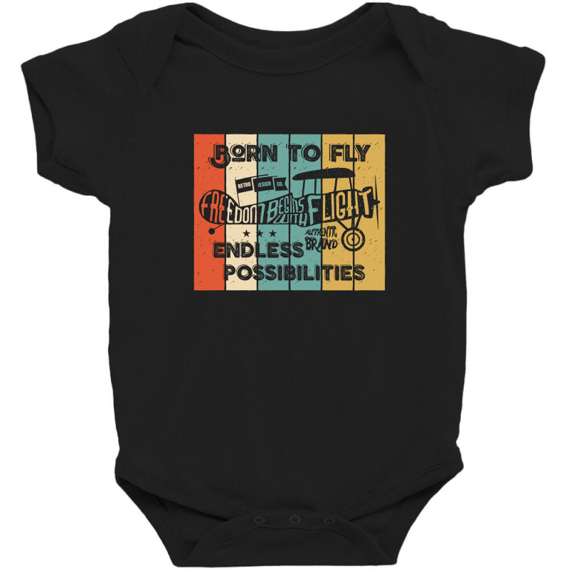 Born To Fly Baby Bodysuit by Disgus_Thing | Artistshot