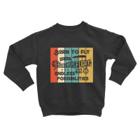 Born To Fly Toddler Sweatshirt | Artistshot