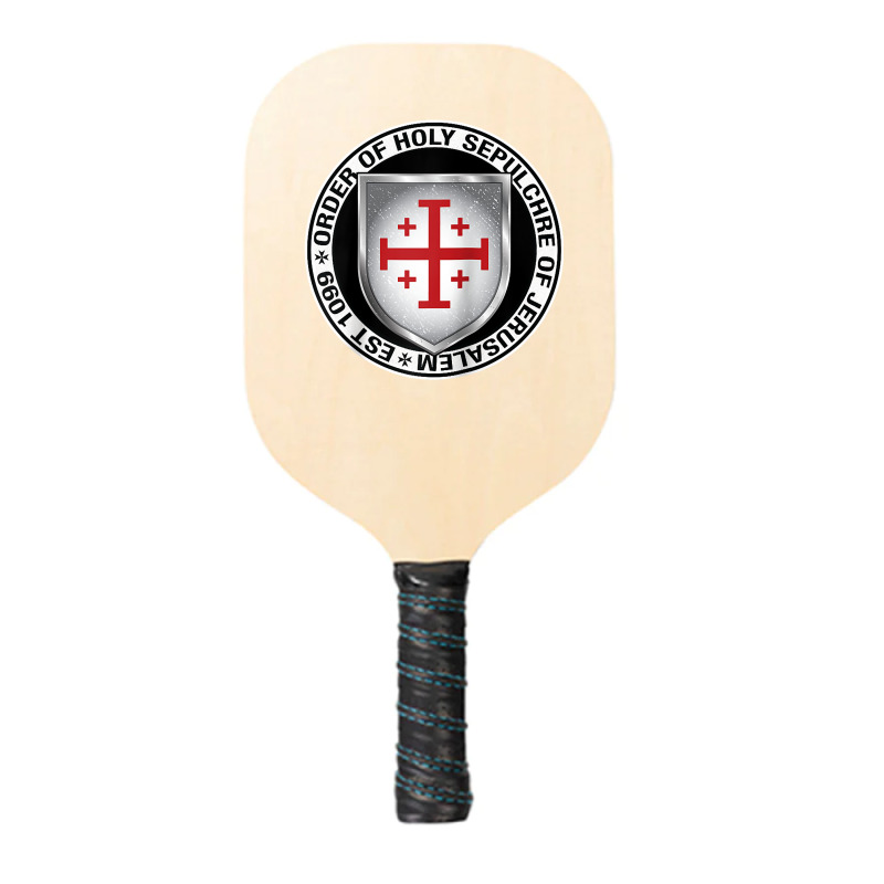 Order Of The Holy Sepulchre Of Jerusalem Shield Raglan Baseball Tee Pickleball Paddle | Artistshot