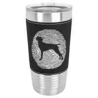 Danish T  Shirt Old Danish Pointer D N A Fingerprint Dog Old Danish Po Leatherette Tumbler | Artistshot