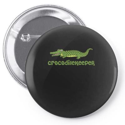 Crocodilekeeper Funny Crocodile Keeper T Shirt Pin-back Button Designed By Gnuh79