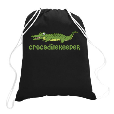 Crocodilekeeper Funny Crocodile Keeper T Shirt Drawstring Bags Designed By Gnuh79