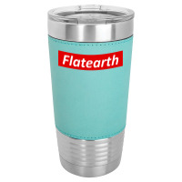 Flat Earth Shill Box Funny Parody T Shirt Leatherette Tumbler | Artistshot