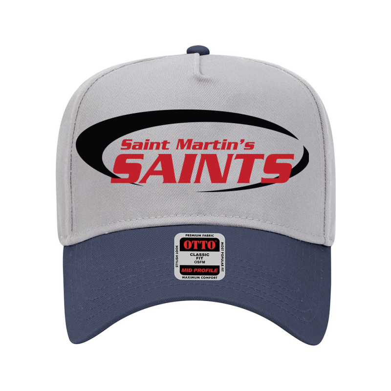 Saint Martin's Saints Adjustable Baseball Cap by Jacobb | Artistshot