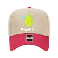 Namaste Meditation T  Shirt Sleeping Avocado , Meditation , Namaste Yo Adjustable Baseball Cap | Artistshot