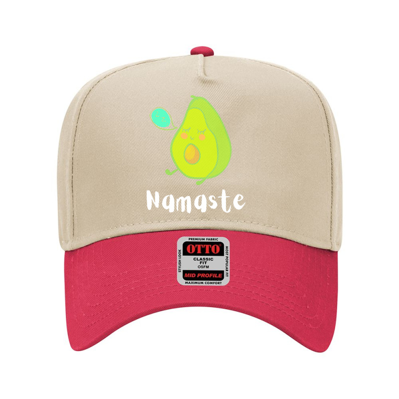 Namaste Meditation T  Shirt Sleeping Avocado , Meditation , Namaste Yo Adjustable Baseball Cap by slueilwitz869 | Artistshot