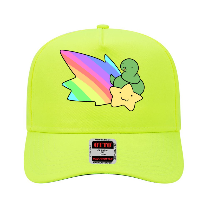 Rainbow Shooting Star Snake Adjustable Baseball Cap | Artistshot