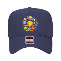 Planet Space Solar System Adjustable Baseball Cap | Artistshot