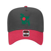 Bangladesh Map Flag Drawing Line Art Adjustable Baseball Cap | Artistshot