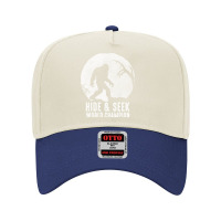 Bigfoot T  Shirt Retro Bigfoot Hide & Seek World Champion 10 Adjustable Baseball Cap | Artistshot