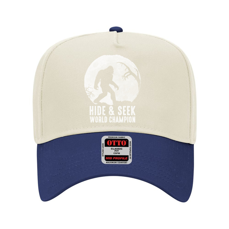 Bigfoot T  Shirt Retro Bigfoot Hide & Seek World Champion 10 Adjustable Baseball Cap by ryan41603 | Artistshot