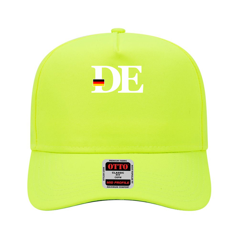 Germany Flag And Country Initials Adjustable Baseball Cap by cidolopez | Artistshot