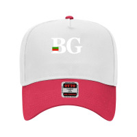 Bulgaria Flag And Country Initials Adjustable Baseball Cap | Artistshot