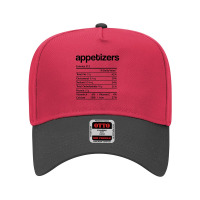 Appetizers Nutrition Facts Funny Thanksgiving Christmas Food Adjustable Baseball Cap | Artistshot