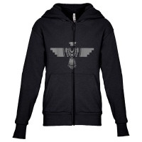 Native American Thunderbird Youth Zipper Hoodie | Artistshot