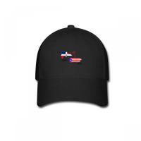 Half Puerto Rican Half Dominican Flag Map Combined Pr Rd T Shirt Baseball Cap | Artistshot