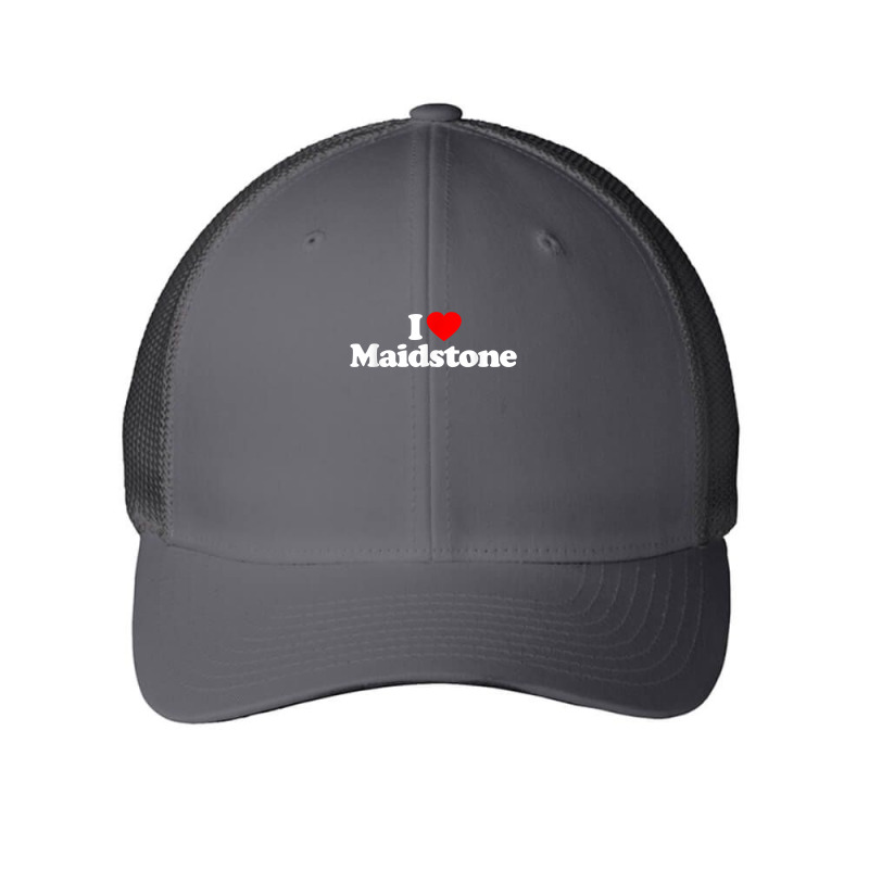 I Love Maidstone Heart Graphic   Funny T Shirt Mesh cap by alyshasur9x | Artistshot