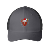 Football Funny Football Reindeer Santa Hat Christmas Holiday 358 Mesh Cap | Artistshot