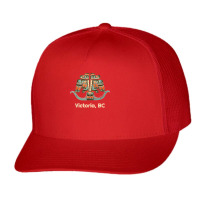 Victoria British Columbia Canada Thunderbird Bc Haida Art Trucker Cap | Artistshot