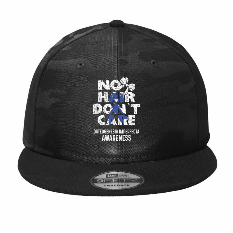 No Hair  Osteogenesis Imperfecta Awareness Supporter Camo Snapback by Fashlaza | Artistshot