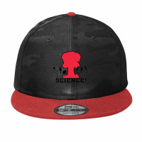 Blow Stuff Up Funny Science Camo Snapback | Artistshot