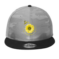 Endometriosis Awareness Warrior Month Yellow Ribbon T Shirt Camo Snapback | Artistshot