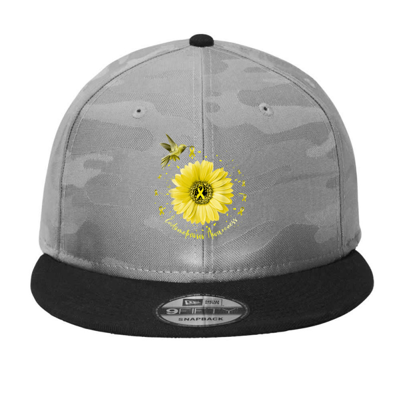 Endometriosis Awareness Warrior Month Yellow Ribbon T Shirt Camo Snapback by cm-arts | Artistshot