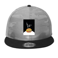 Burgers And Botox Long Camo Snapback | Artistshot