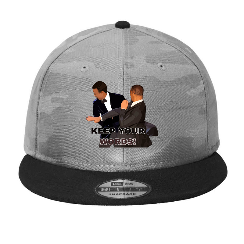 Will Smith Slap Camo Snapback | Artistshot