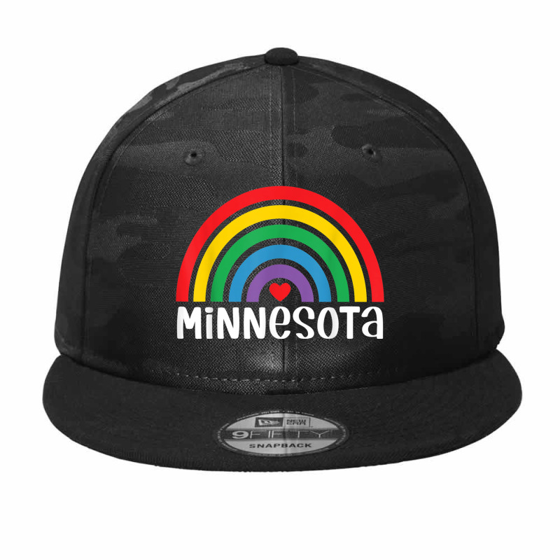 Minnesota For Women Travel I Love Minnesota Usa Camo Snapback | Artistshot