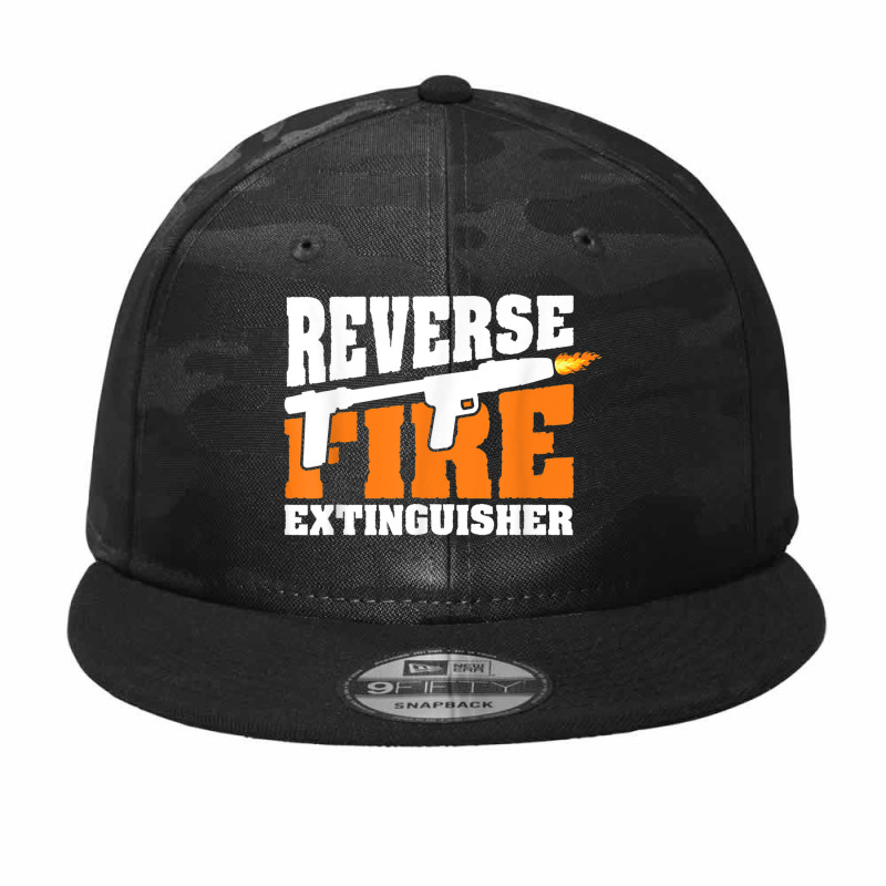 Pyrotechnics Flame Machine   Flame Thrower Gun Flamethrower Camo Snapback | Artistshot