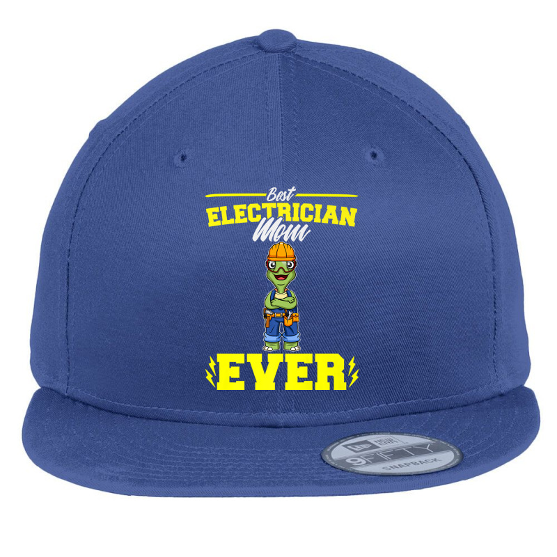 Best Electrician Mom Ever Electronic Technician Premium T Shirt Flat Bill Snapback Cap by cm-arts | Artistshot