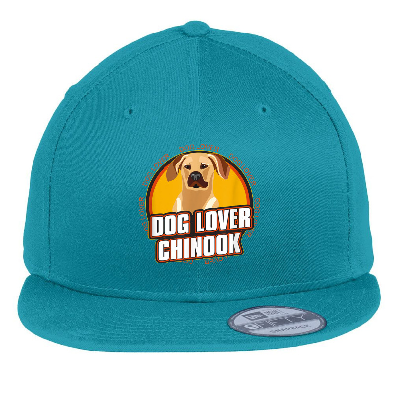 Chinook Lover Dog Breed T Shirt Flat Bill Snapback Cap | Artistshot