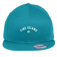 Classic Vintage Fire Island  New York Retro Sweatshirt Flat Bill Snapback Cap | Artistshot