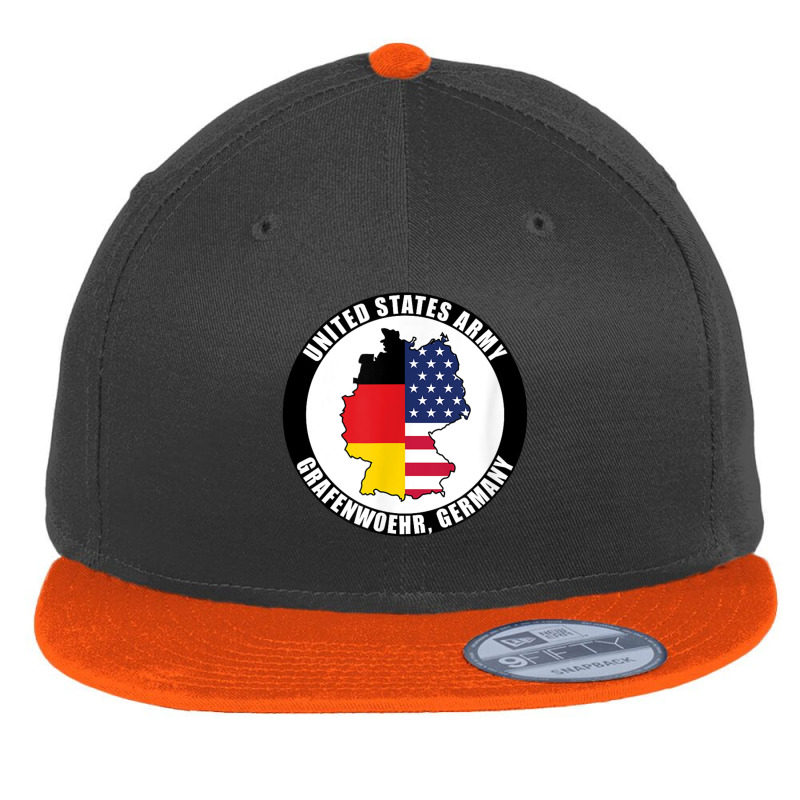 Grafenwoehr Germany United States Army Military Veteran Gift T Shirt Flat Bill Snapback Cap by cm-arts | Artistshot