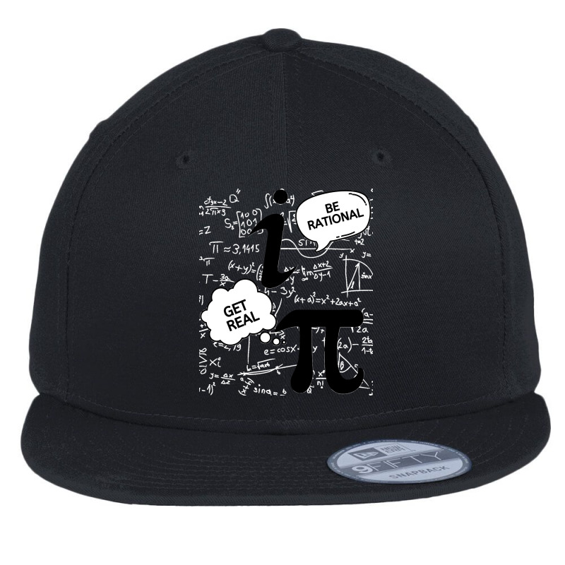 Be Rational Get Real Flat Bill Snapback Cap by cm-arts | Artistshot