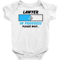 Lawyer In Progress For Light Baby Bodysuit | Artistshot