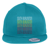 South Burlington, Vt  Vintage Style Vermont T Shirt Flat Bill Snapback Cap | Artistshot