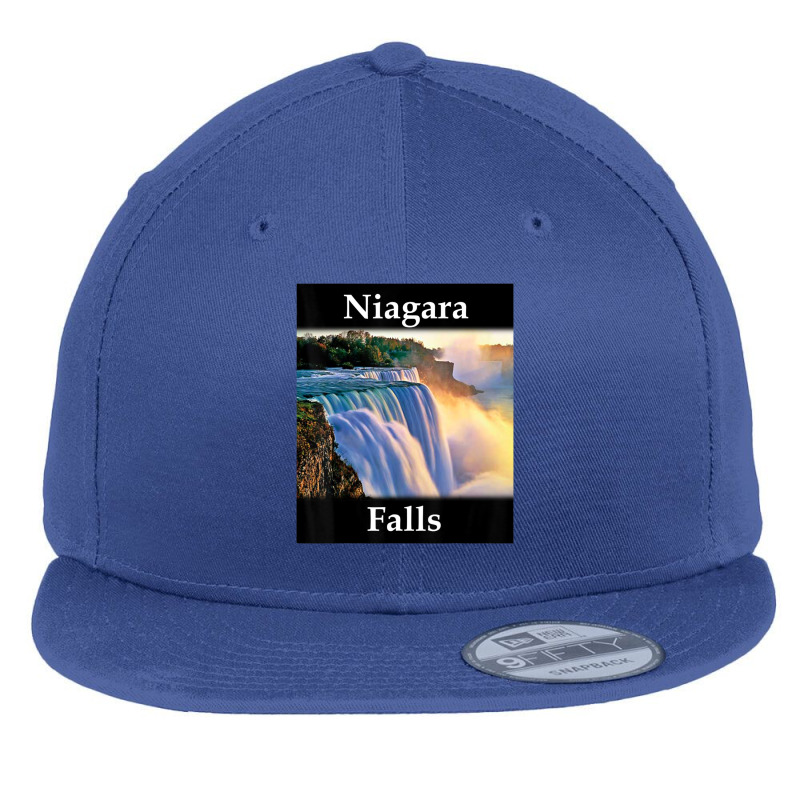 Yellow House Outlet Niagara Falls Flat Bill Snapback Cap by atereabag | Artistshot