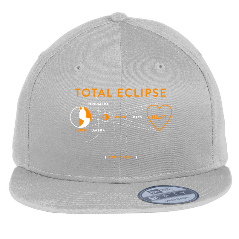 Total Eclipse Of Heart Flat Bill Snapback Cap by Relaxa | Artistshot