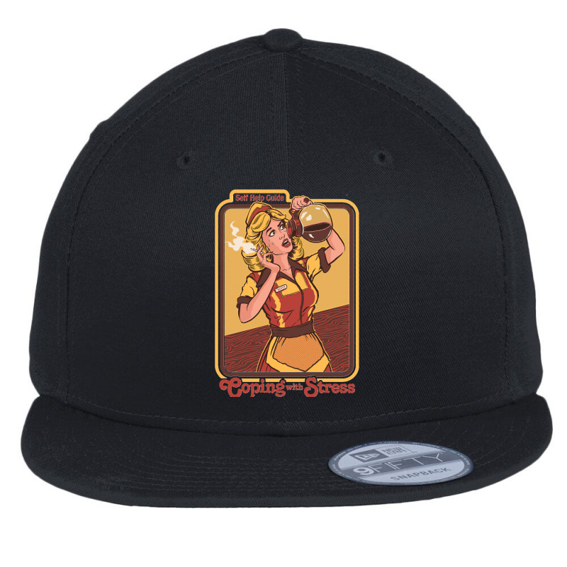 Coping With Stress Classic Flat Bill Snapback Cap | Artistshot