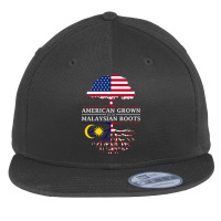 American Grown With Malaysian Roots   Malaysia T Shirt Flat Bill Snapback Cap | Artistshot