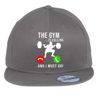 Gym Is Calling Workout Fitness Bodybuilding Weight Lifting Tank Top Flat Bill Snapback Cap | Artistshot