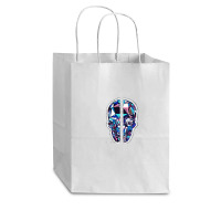 Skullhead Gothic Print 1 Cub Paper Bag - 8 X 4 1/2 X 10 1/4 | Artistshot